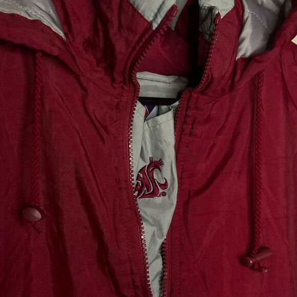 Vintage WSU Cougars Insulated Hooded Jacket XL - Picture 3 of 7